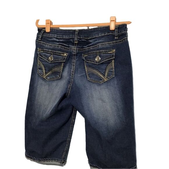 ZD Premium Missy 14 Bermuda Jean Shorts 15" Inseam - Picture 2 of 6